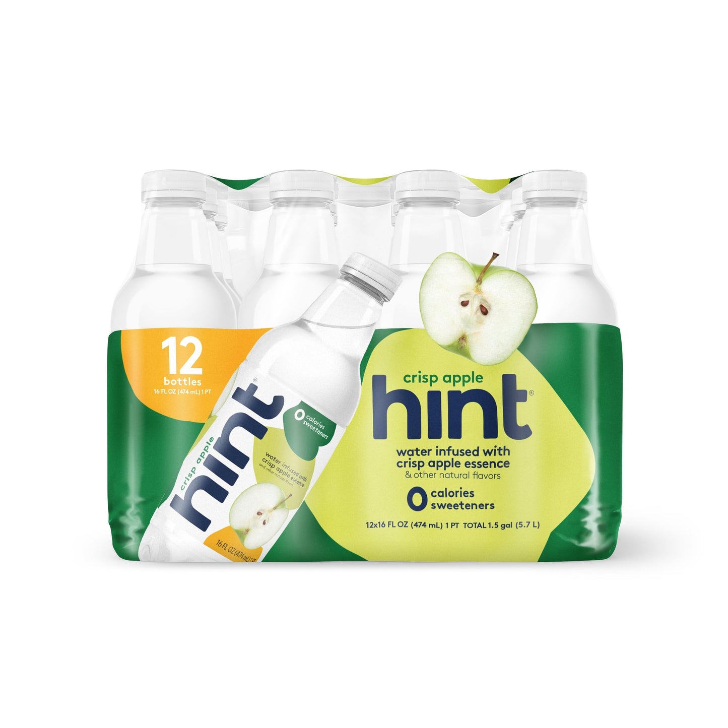 Hint Water Red Variety Pack, 3 Bottles Each of: Peach, Raspberry, Watermelon, and Strawberry Lemon, Zero Calories, Zero Sugar and Zero Sweeteners, 16 Fl Oz (Pack of 12)