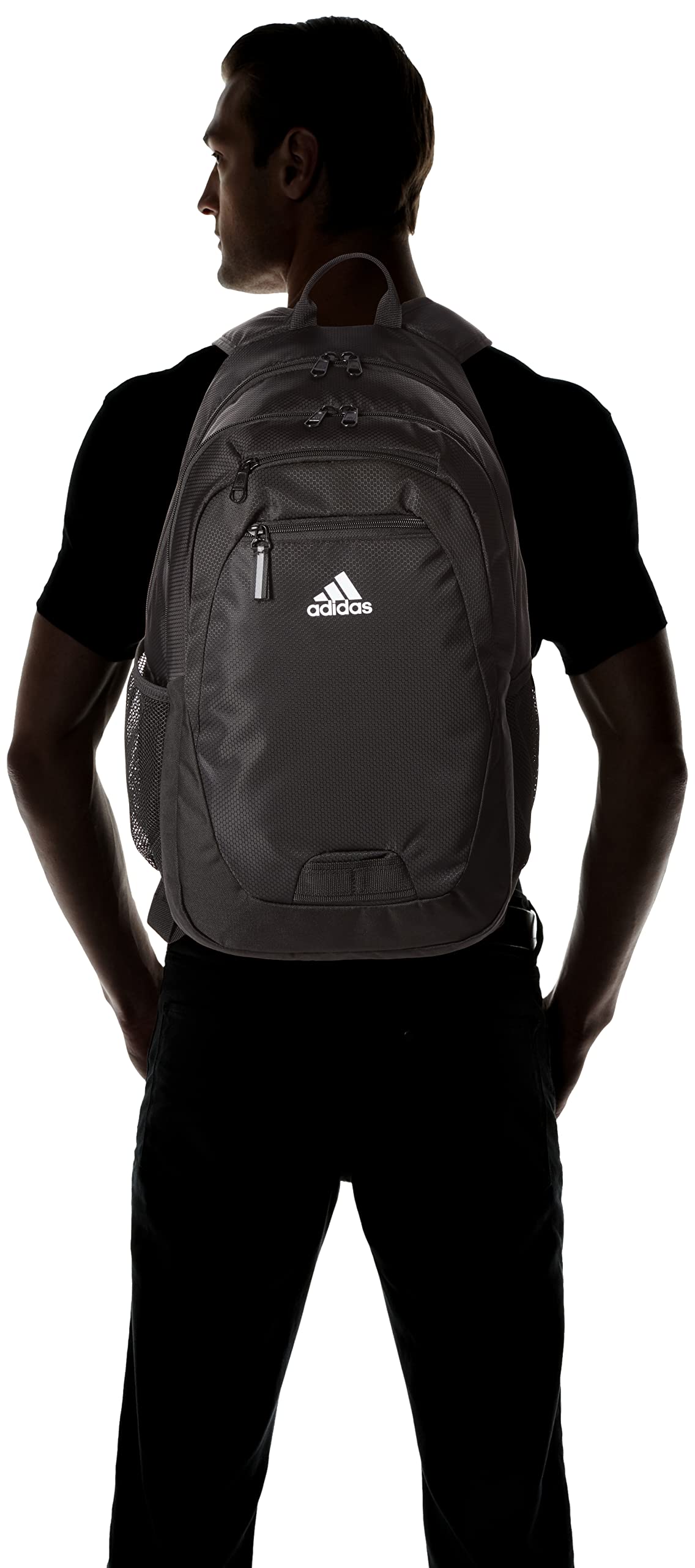 adidas Foundation 6 Backpack, Black/White, One Size