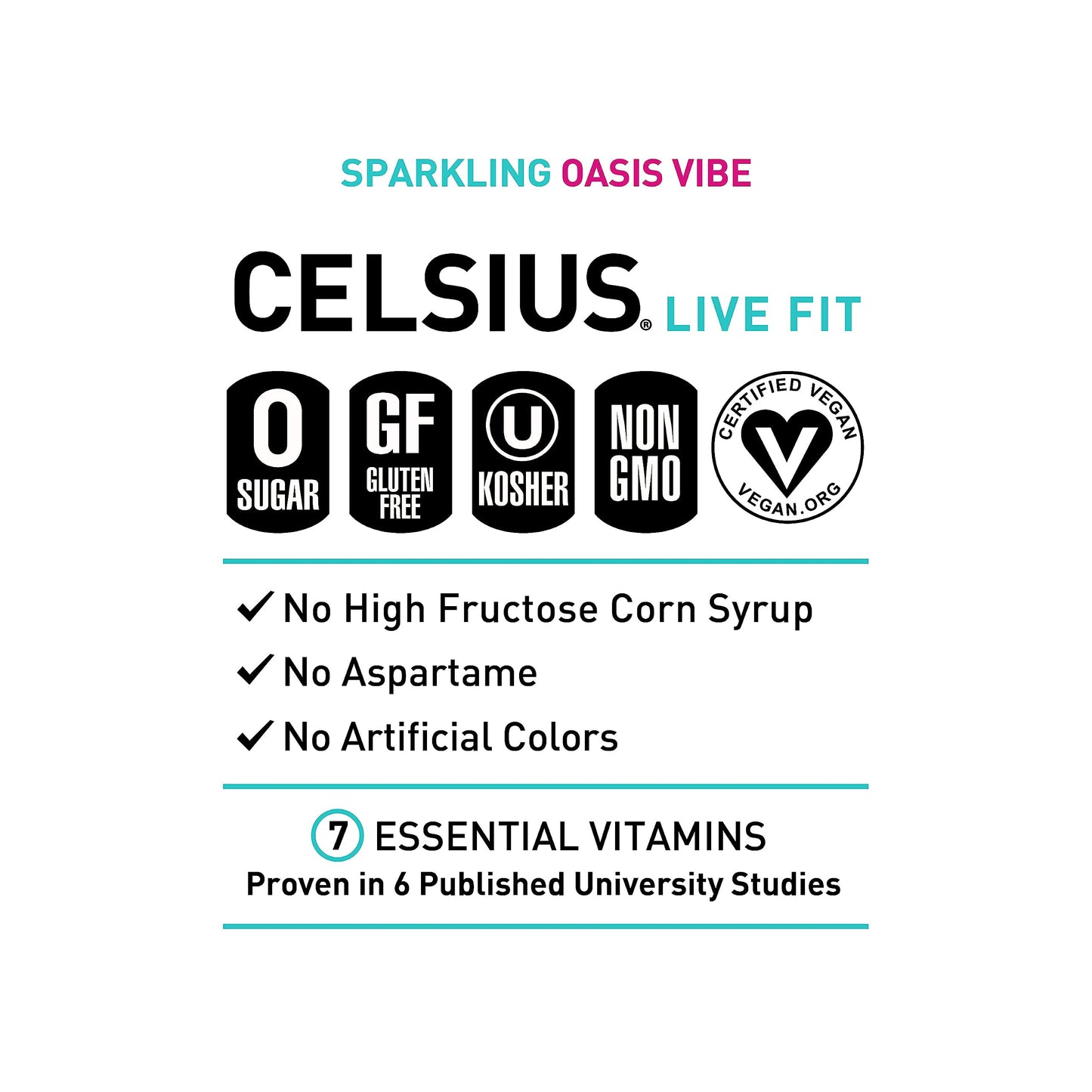 CELSIUS Assorted Flavors Official Variety Pack, Functional Essential Energy Drinks, 12 Fl Oz (Pack of 12)