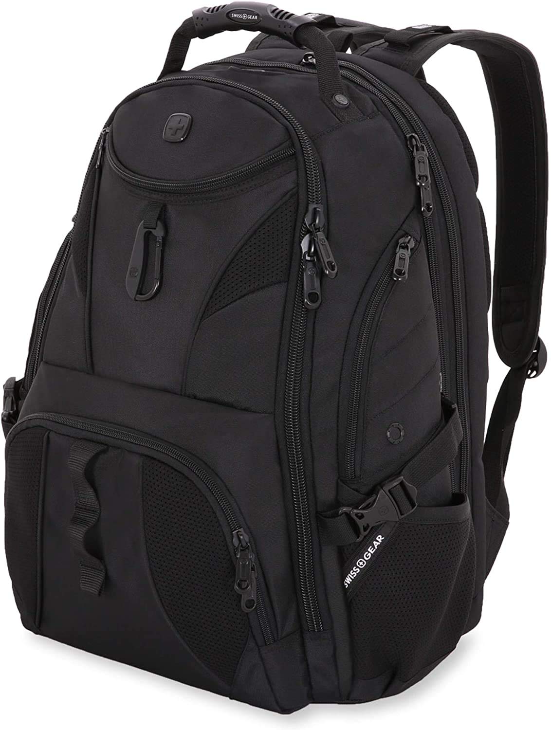 SwissGear 1900 Scansmart TSA 17-Inch Laptop Backpack, Gray/Black