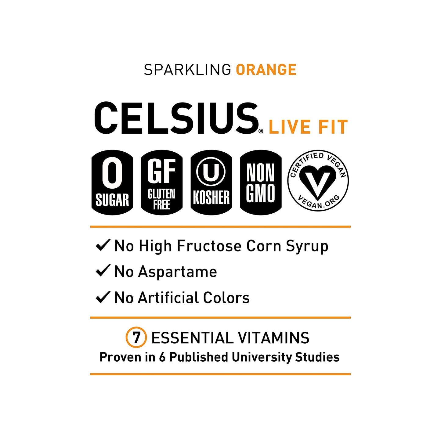 CELSIUS Assorted Flavors Official Variety Pack, Functional Essential Energy Drinks, 12 Fl Oz (Pack of 12)