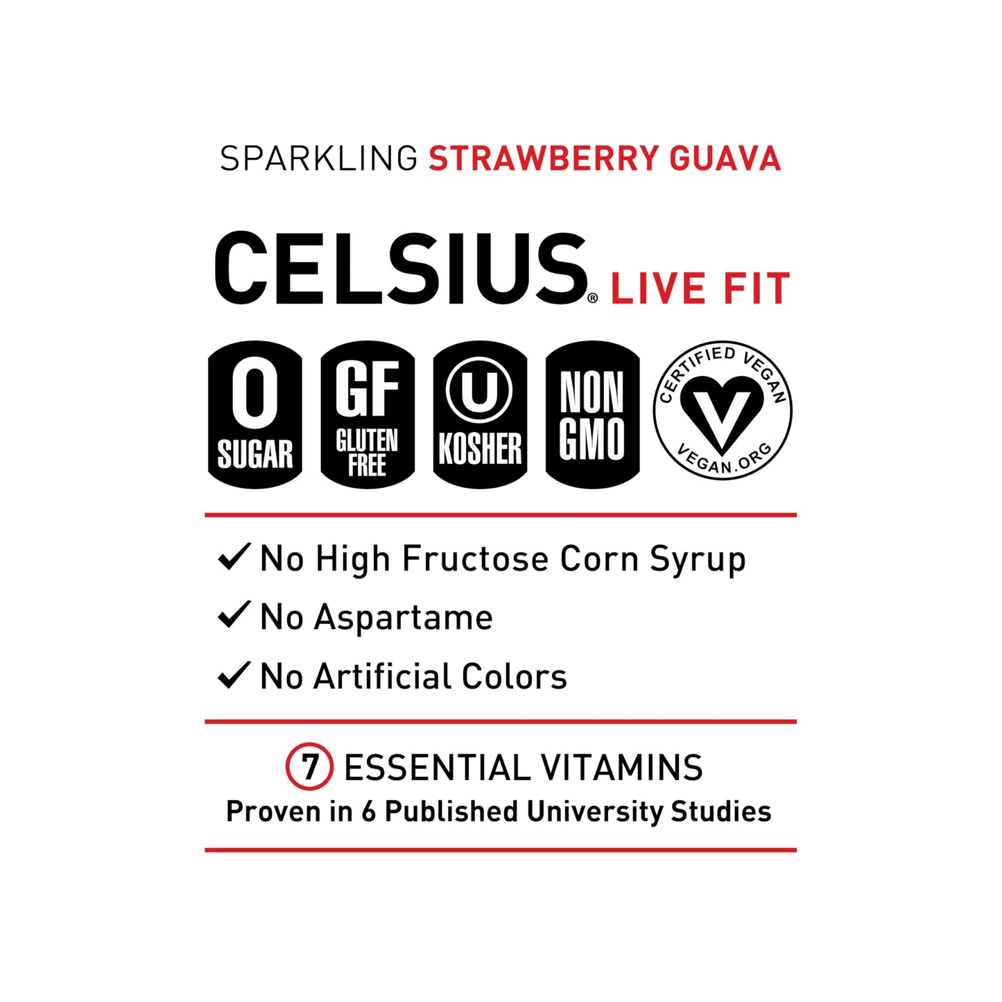 CELSIUS Assorted Flavors Official Variety Pack, Functional Essential Energy Drinks, 12 Fl Oz (Pack of 12)