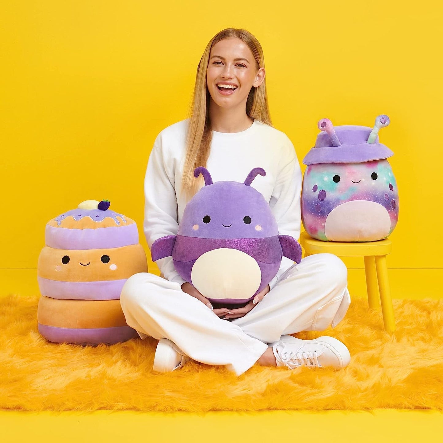 Squishmallows Official Kellytoy Plush 12" Ilene The Pink Unicorn- Ultrasoft Stuffed Animal Plush Toy