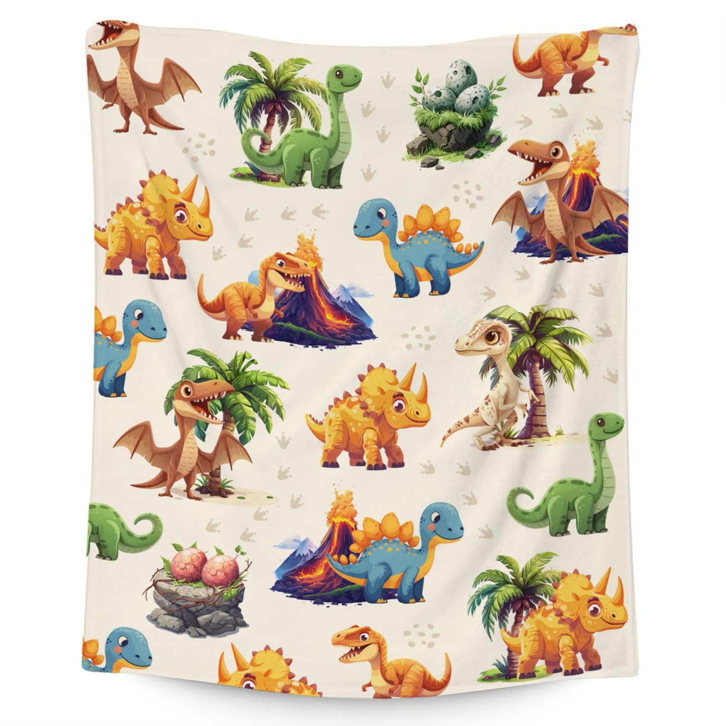 Kids Throw Blankets for Boys Girls, Dinosaur Blanket for Boys, Soft Fuzzy Flannel Throw Blanket Dinosaur Gifts Ideal, 40"x50" Toddler Blankets for Boys Dinosaur Room Decor