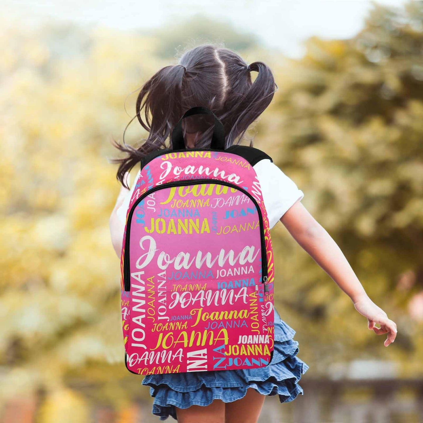 M YESCUSTOM Custom School Butterfly Backpack for Girls, Personalized Name Girls Bookbag Elementary Middle School Bags Travel Laptop Back Pack Casual Daypacks