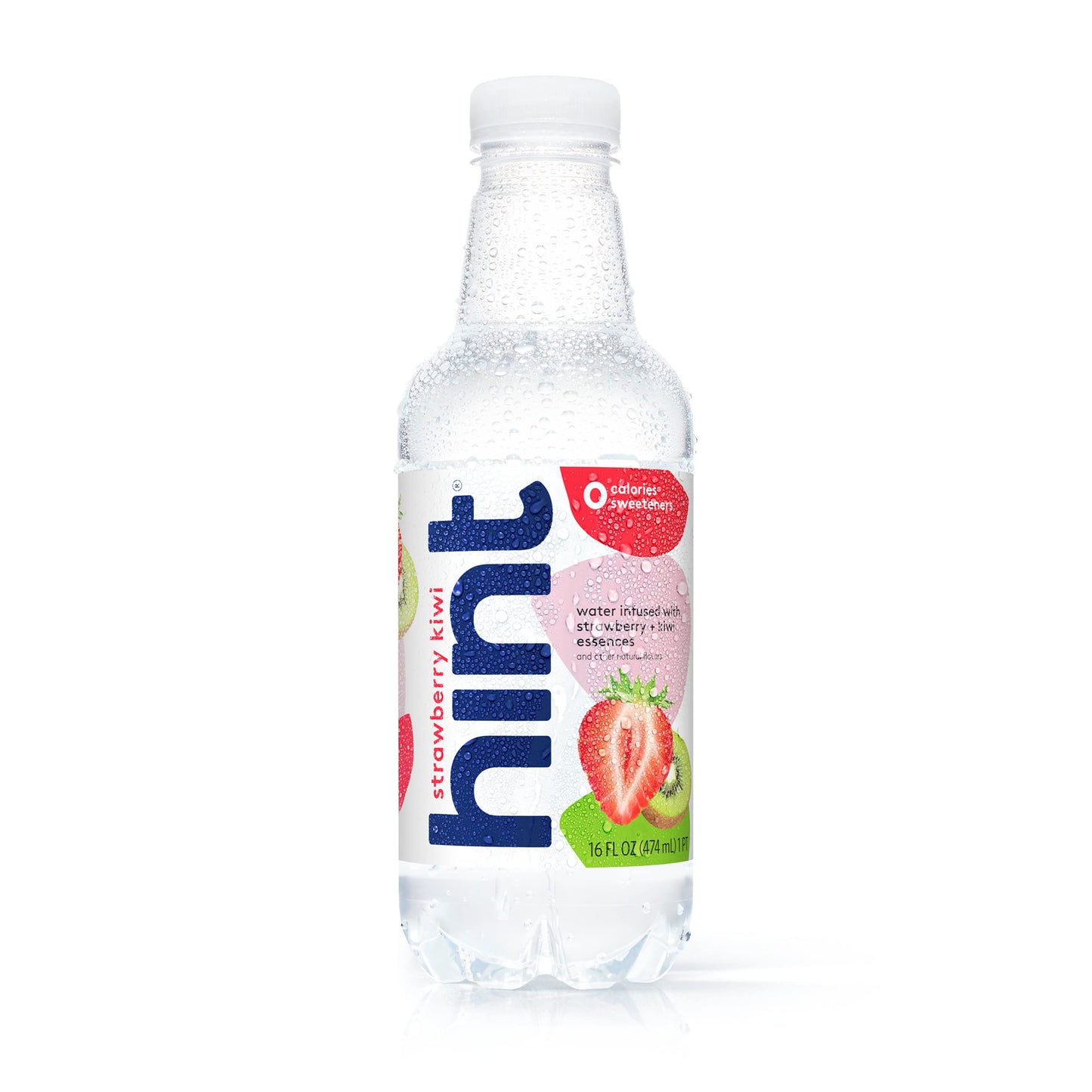 Hint Water Red Variety Pack, 3 Bottles Each of: Peach, Raspberry, Watermelon, and Strawberry Lemon, Zero Calories, Zero Sugar and Zero Sweeteners, 16 Fl Oz (Pack of 12)