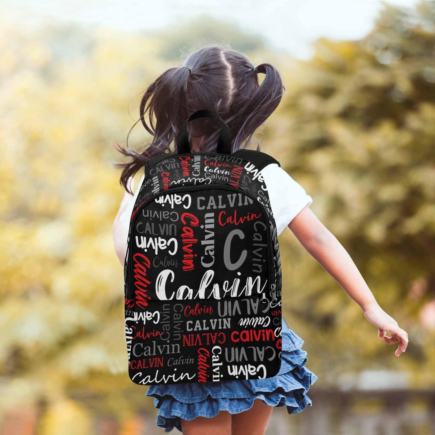 M YESCUSTOM Custom School Butterfly Backpack for Girls, Personalized Name Girls Bookbag Elementary Middle School Bags Travel Laptop Back Pack Casual Daypacks