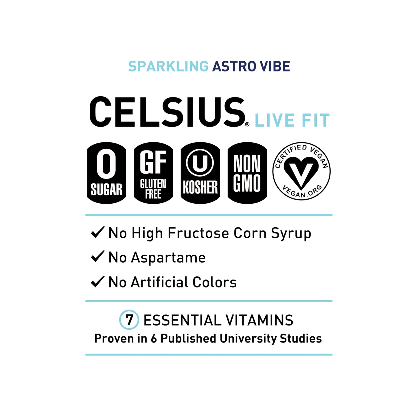 CELSIUS Assorted Flavors Official Variety Pack, Functional Essential Energy Drinks, 12 Fl Oz (Pack of 12)