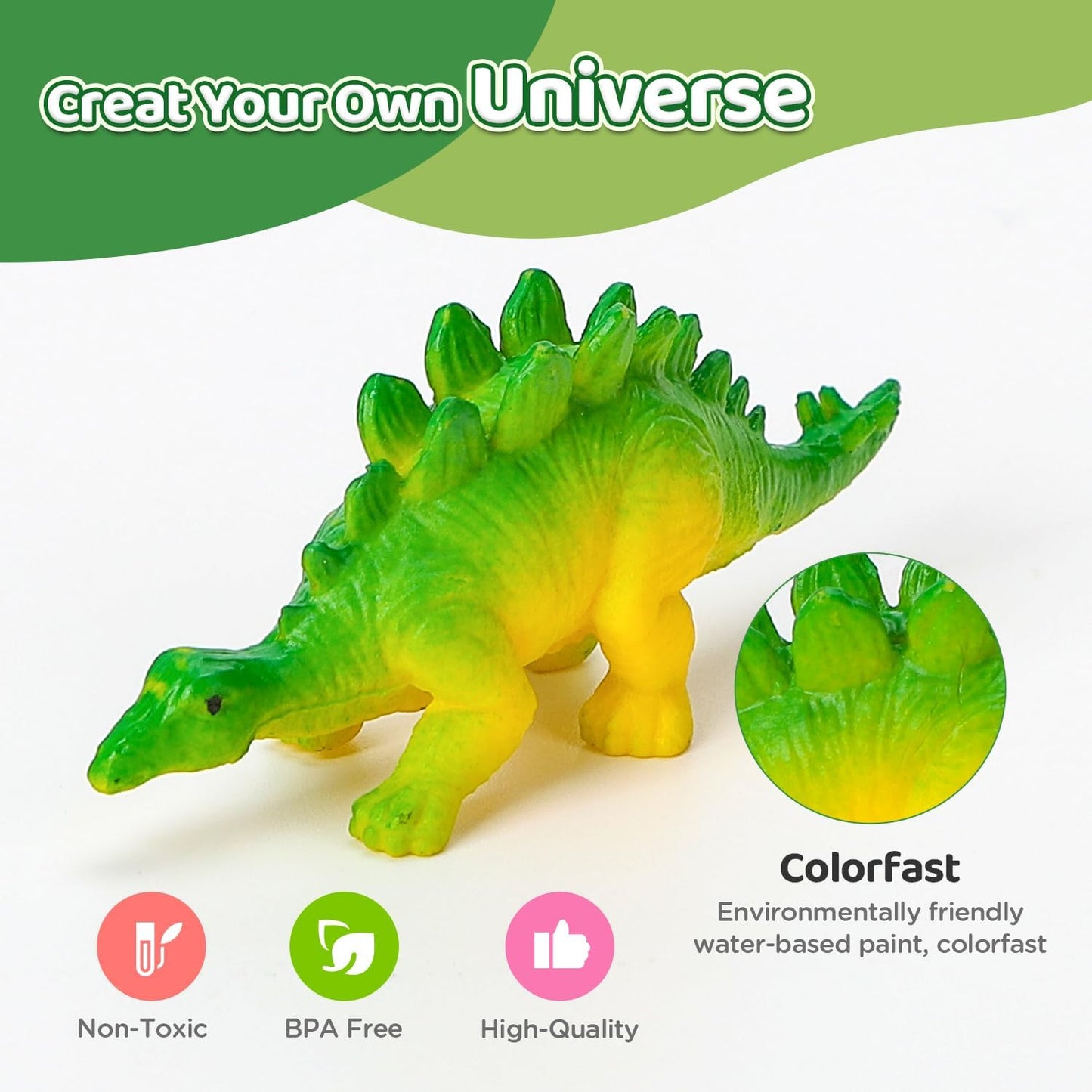 Dinosaur Toys for Kids 3-5, Interactive Set of Dino Toys, Dinosaur Toys for Boys Girls, Dino Egg Amusement Park with Dinosaur Figure Toys Dinosaur Cars, Toddler Toys for Birthday Gifts