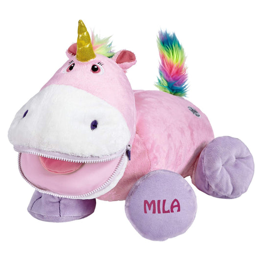 Let's Make Memories Personalized Stuffed Animal - Penelope The Unicorn - Customized Stuffie with Kids Name - Plush Toy for Kids Birthday