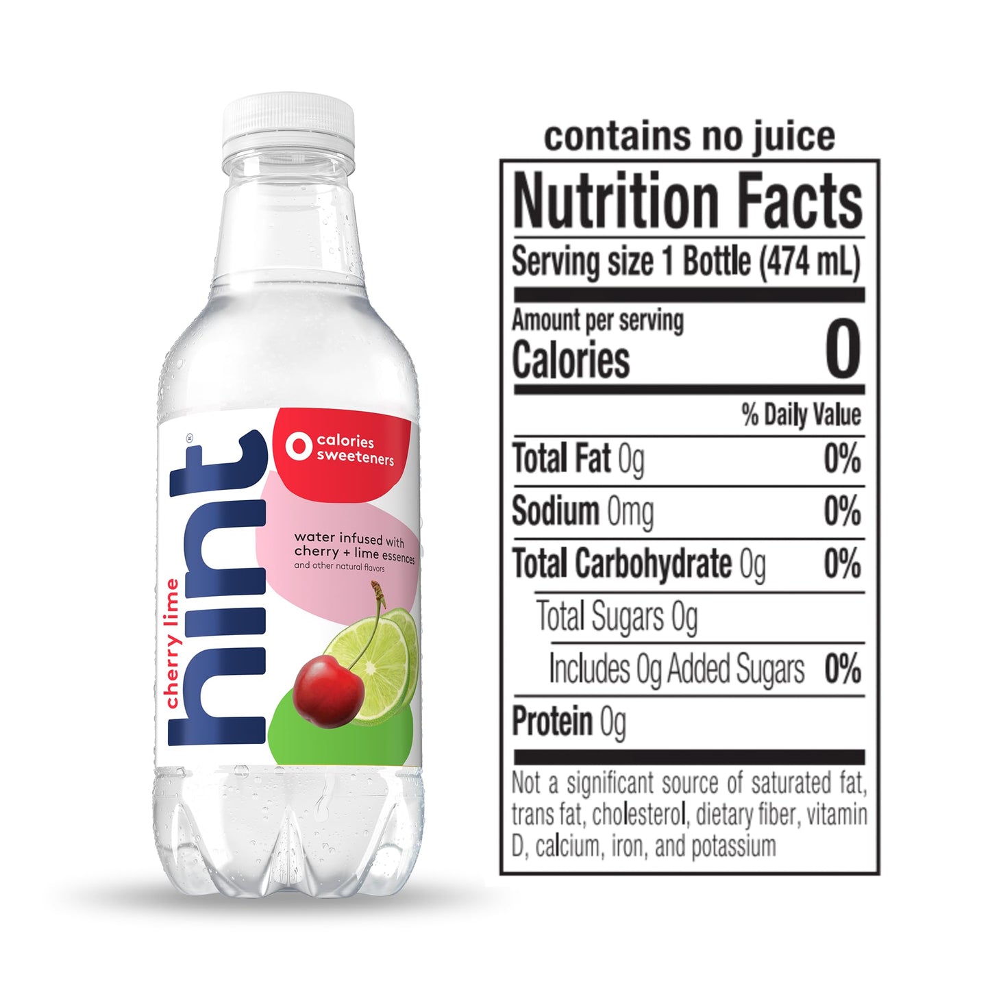 Hint Water Red Variety Pack, 3 Bottles Each of: Peach, Raspberry, Watermelon, and Strawberry Lemon, Zero Calories, Zero Sugar and Zero Sweeteners, 16 Fl Oz (Pack of 12)