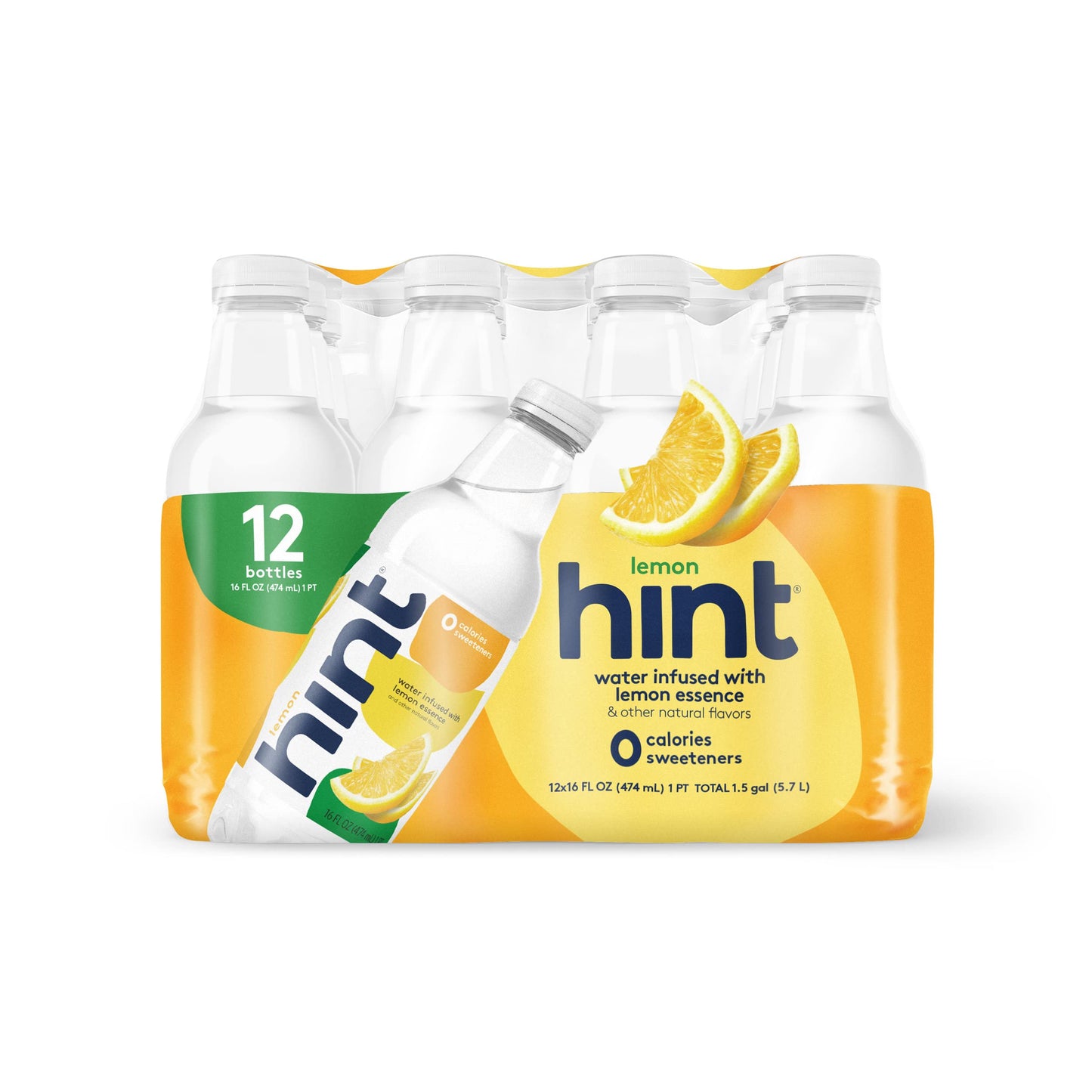 Hint Water Red Variety Pack, 3 Bottles Each of: Peach, Raspberry, Watermelon, and Strawberry Lemon, Zero Calories, Zero Sugar and Zero Sweeteners, 16 Fl Oz (Pack of 12)