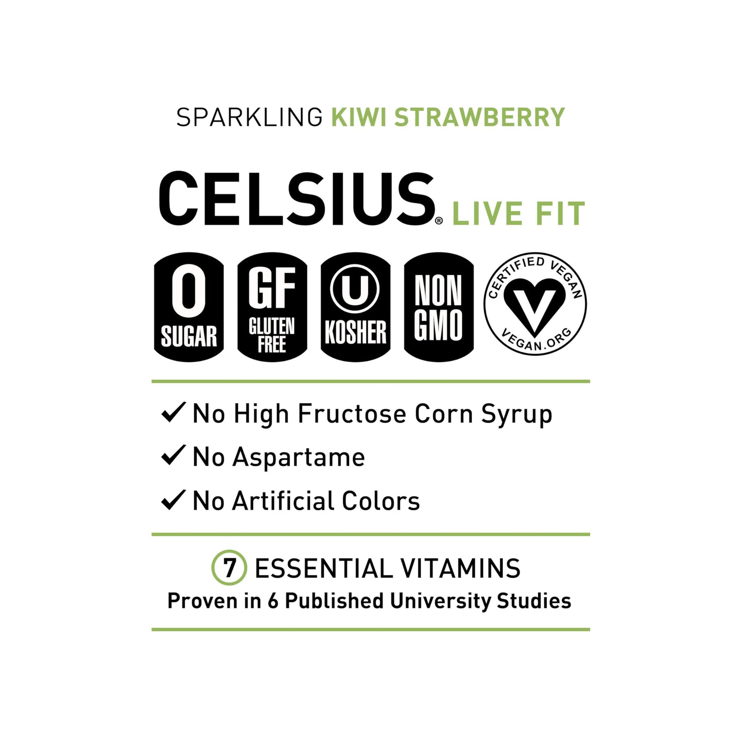 CELSIUS Assorted Flavors Official Variety Pack, Functional Essential Energy Drinks, 12 Fl Oz (Pack of 12)