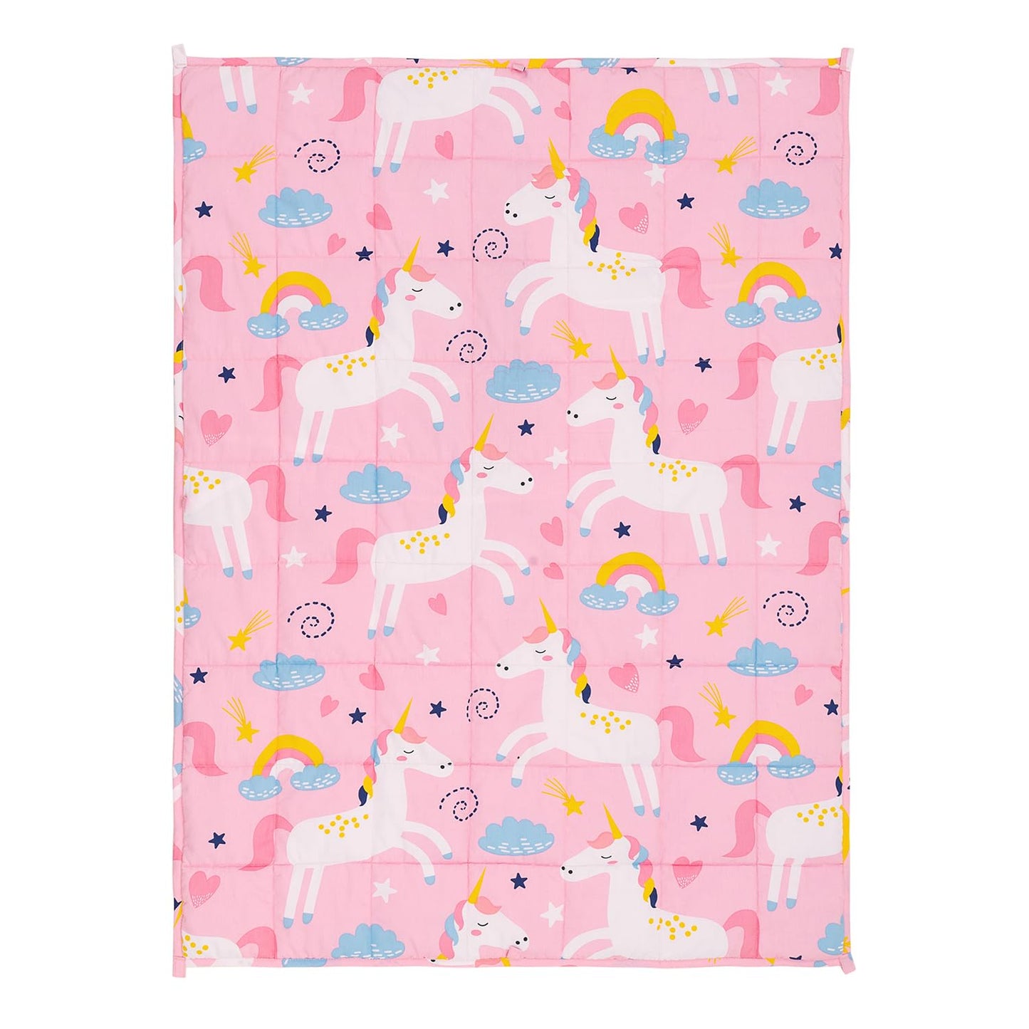 Sivio Weighted Blanket (36"x 48" 5lbs), Cotton Heavy Blanket with Glass Beads, Breathable and Soft Weighted Throw, Pink Cat