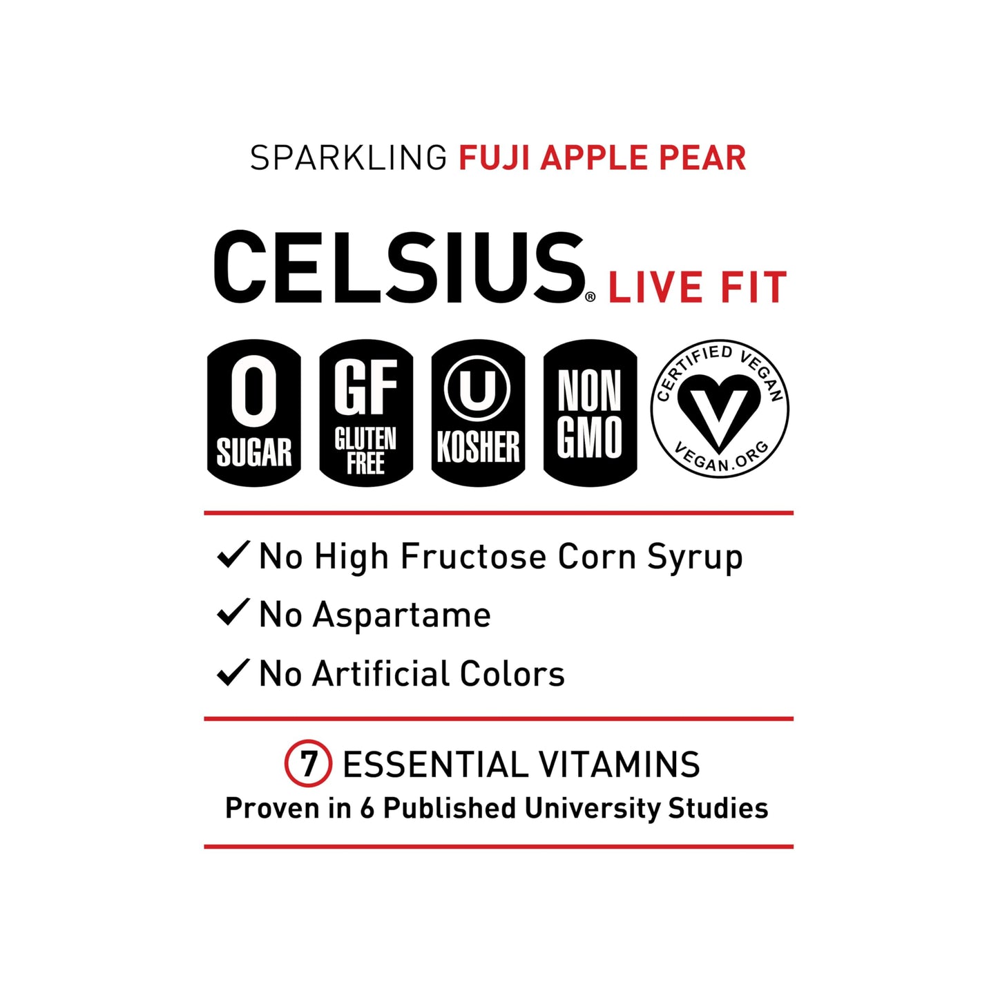 CELSIUS Assorted Flavors Official Variety Pack, Functional Essential Energy Drinks, 12 Fl Oz (Pack of 12)