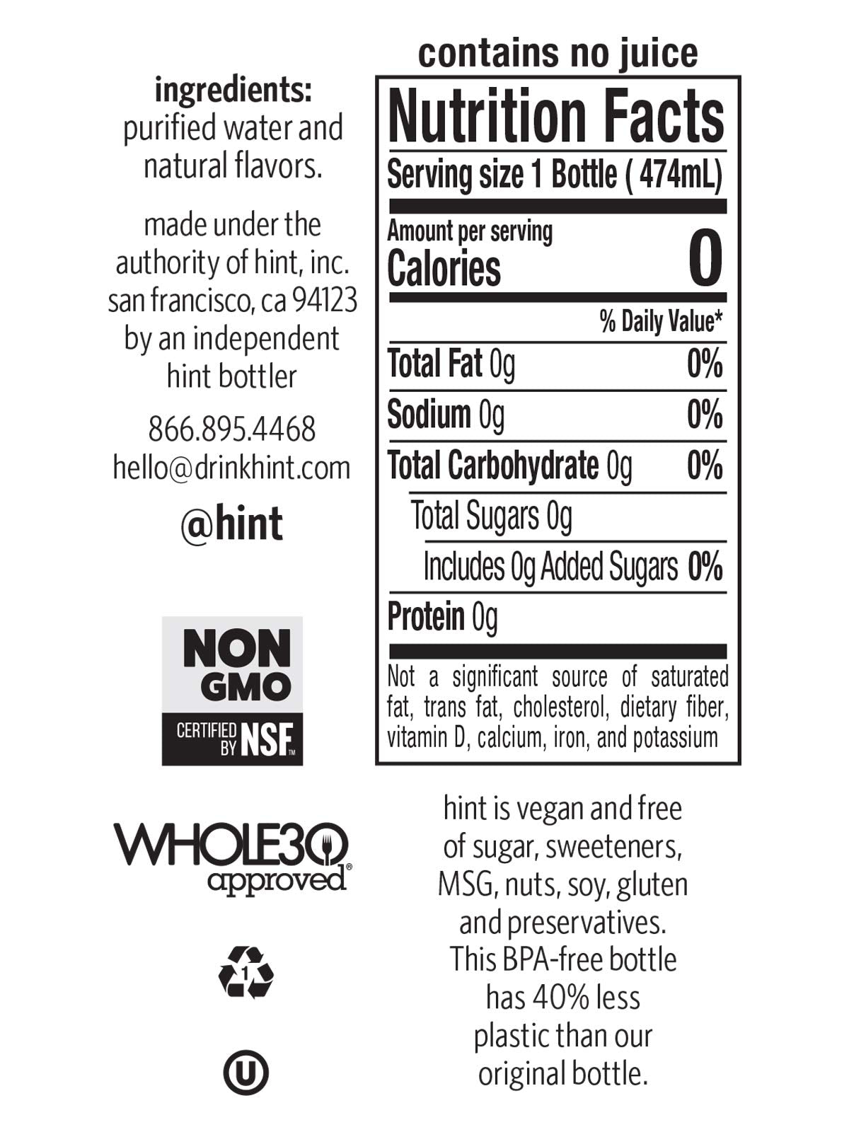 Hint Water Red Variety Pack, 3 Bottles Each of: Peach, Raspberry, Watermelon, and Strawberry Lemon, Zero Calories, Zero Sugar and Zero Sweeteners, 16 Fl Oz (Pack of 12)