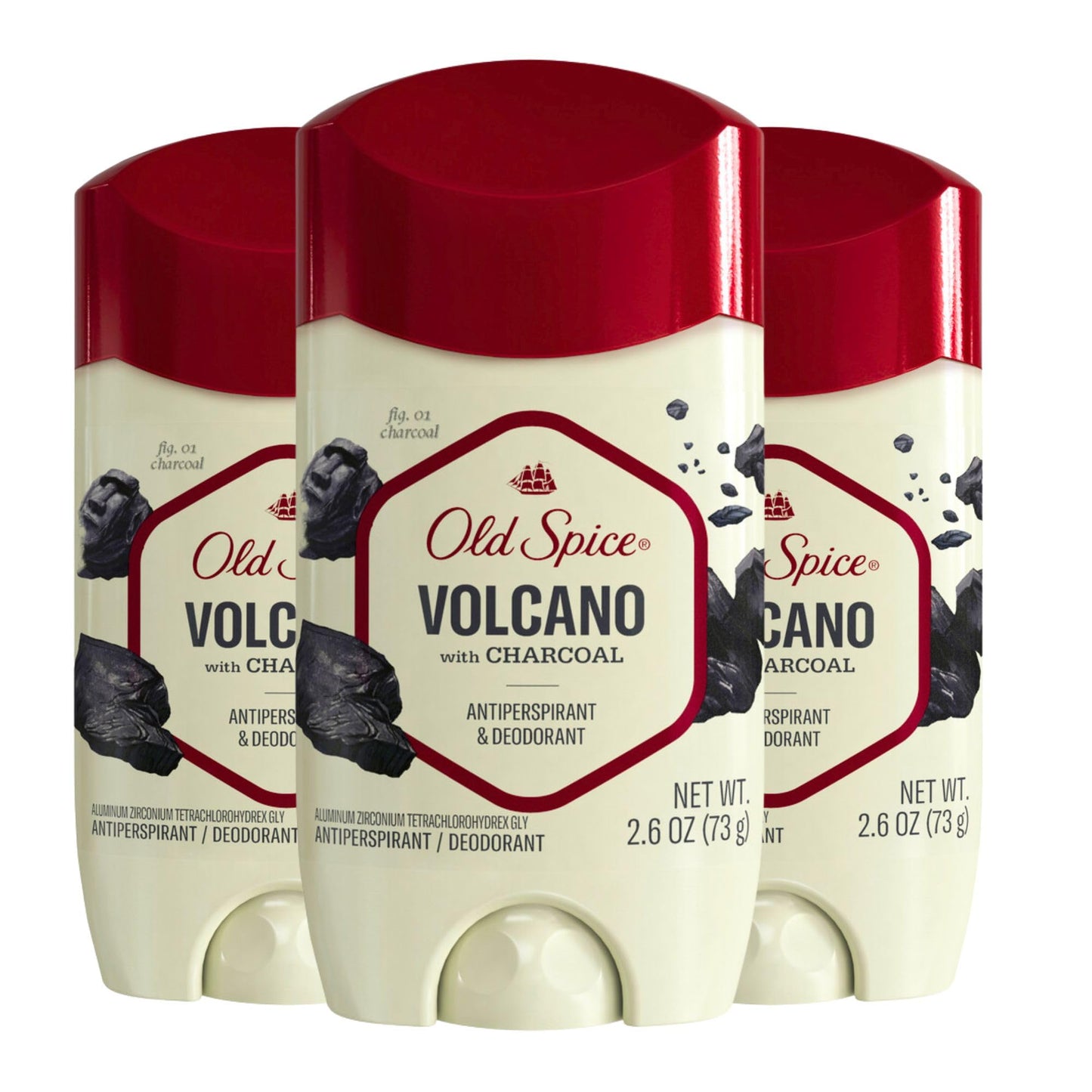 Old Spice Aluminum Free Deodorant for Men, 24/7 Odor Protection, 24/7 Lasting Freshness, Red Collection, Swagger with Cedarwood Scent, 3.8 oz (Pack of 3)