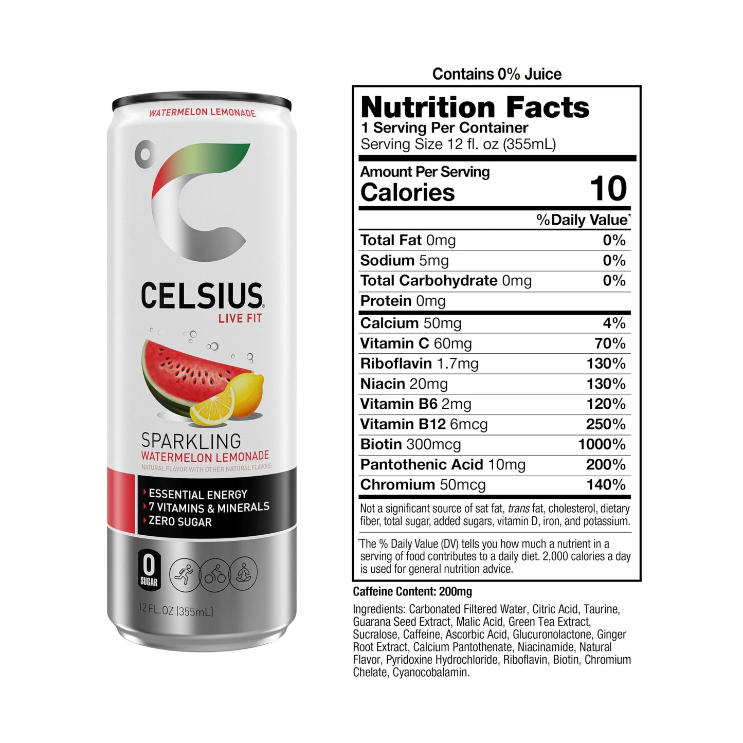 CELSIUS Assorted Flavors Official Variety Pack, Functional Essential Energy Drinks, 12 Fl Oz (Pack of 12)