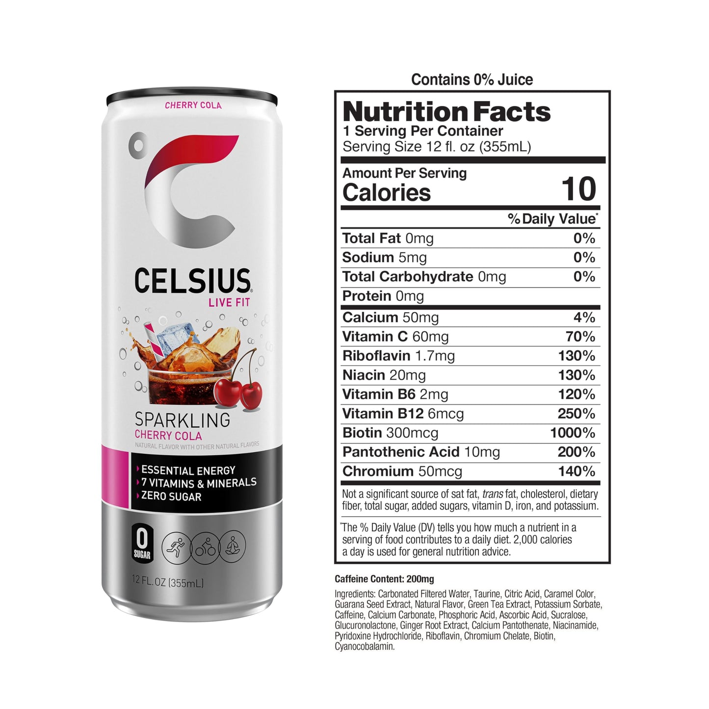 CELSIUS Assorted Flavors Official Variety Pack, Functional Essential Energy Drinks, 12 Fl Oz (Pack of 12)