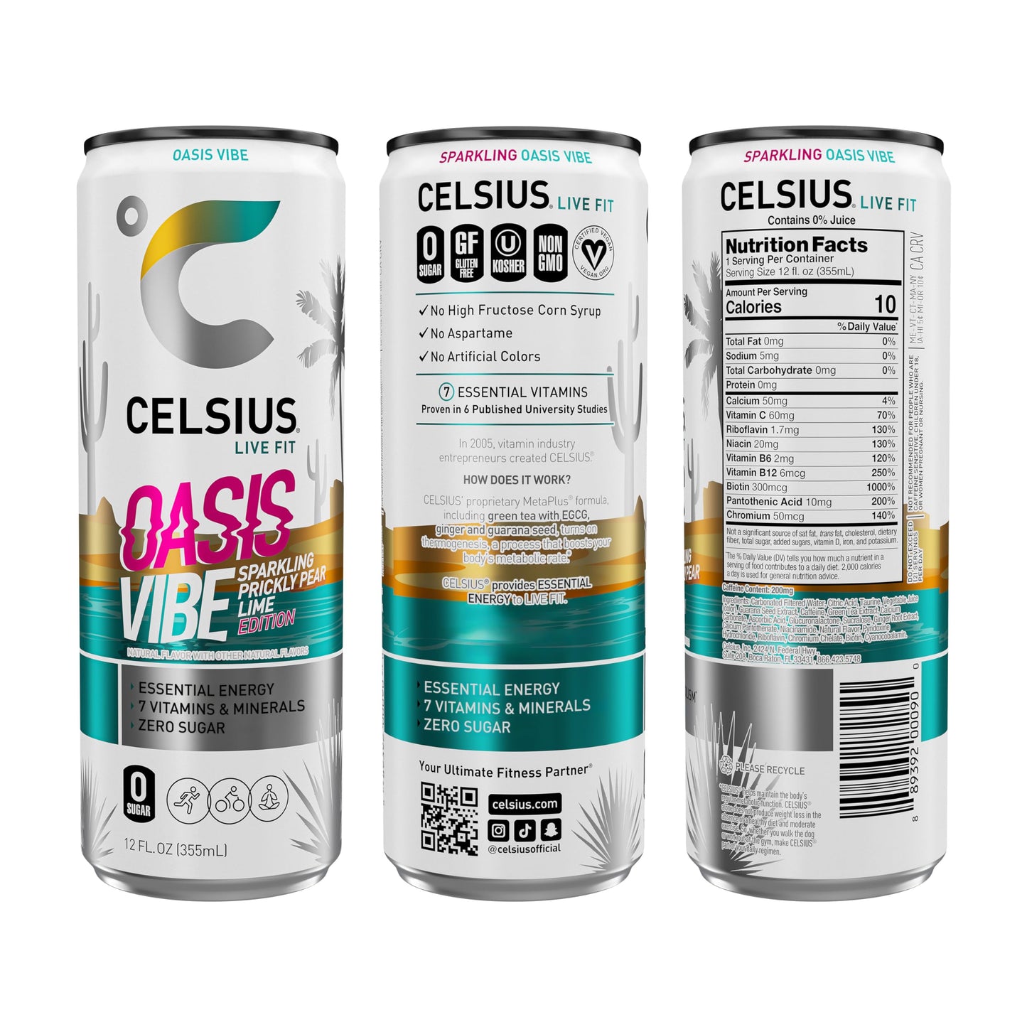 CELSIUS Assorted Flavors Official Variety Pack, Functional Essential Energy Drinks, 12 Fl Oz (Pack of 12)