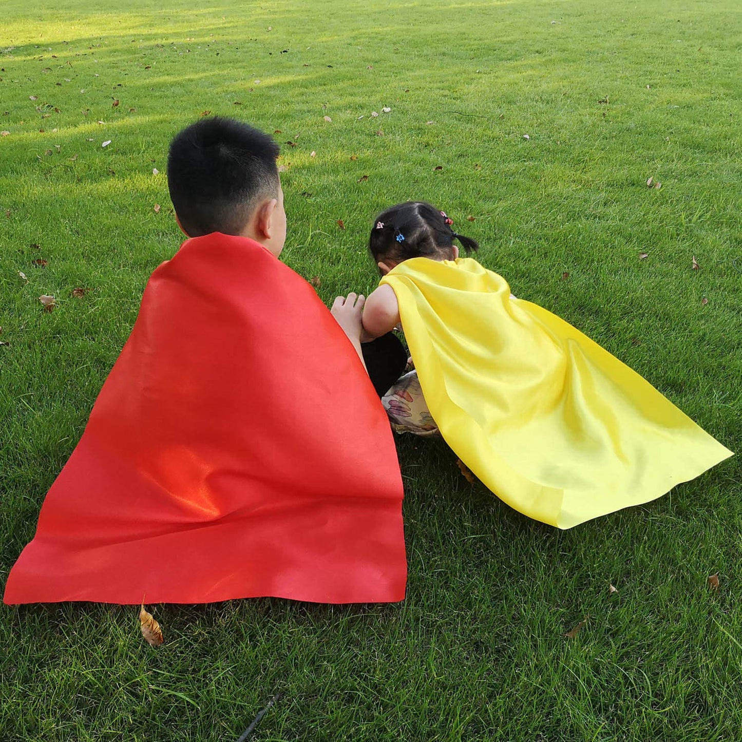 ADJOY Kids Superhero Capes and Masks Birthday Party Dress Up Capes Costume - Mixed Colors