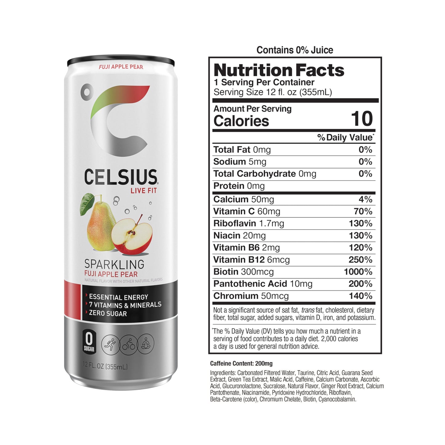 CELSIUS Assorted Flavors Official Variety Pack, Functional Essential Energy Drinks, 12 Fl Oz (Pack of 12)