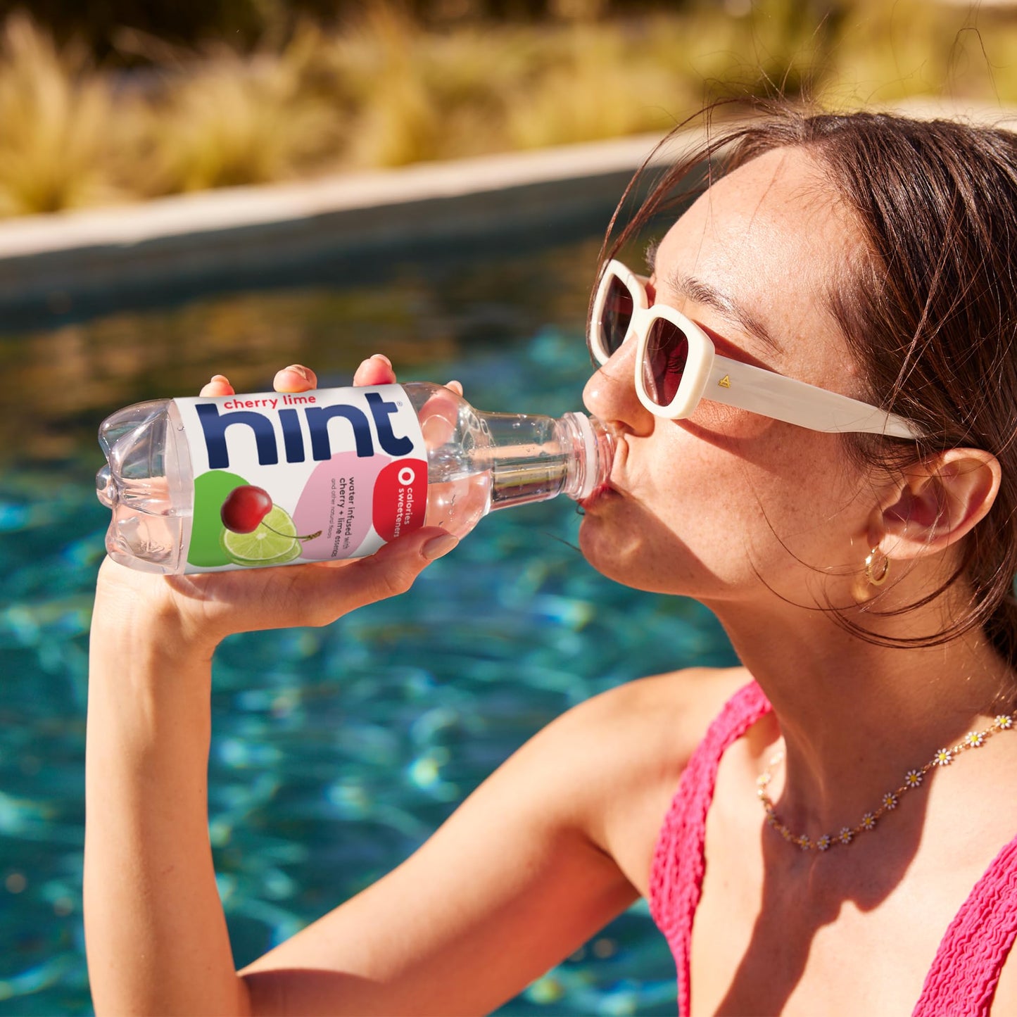 Hint Water Red Variety Pack, 3 Bottles Each of: Peach, Raspberry, Watermelon, and Strawberry Lemon, Zero Calories, Zero Sugar and Zero Sweeteners, 16 Fl Oz (Pack of 12)