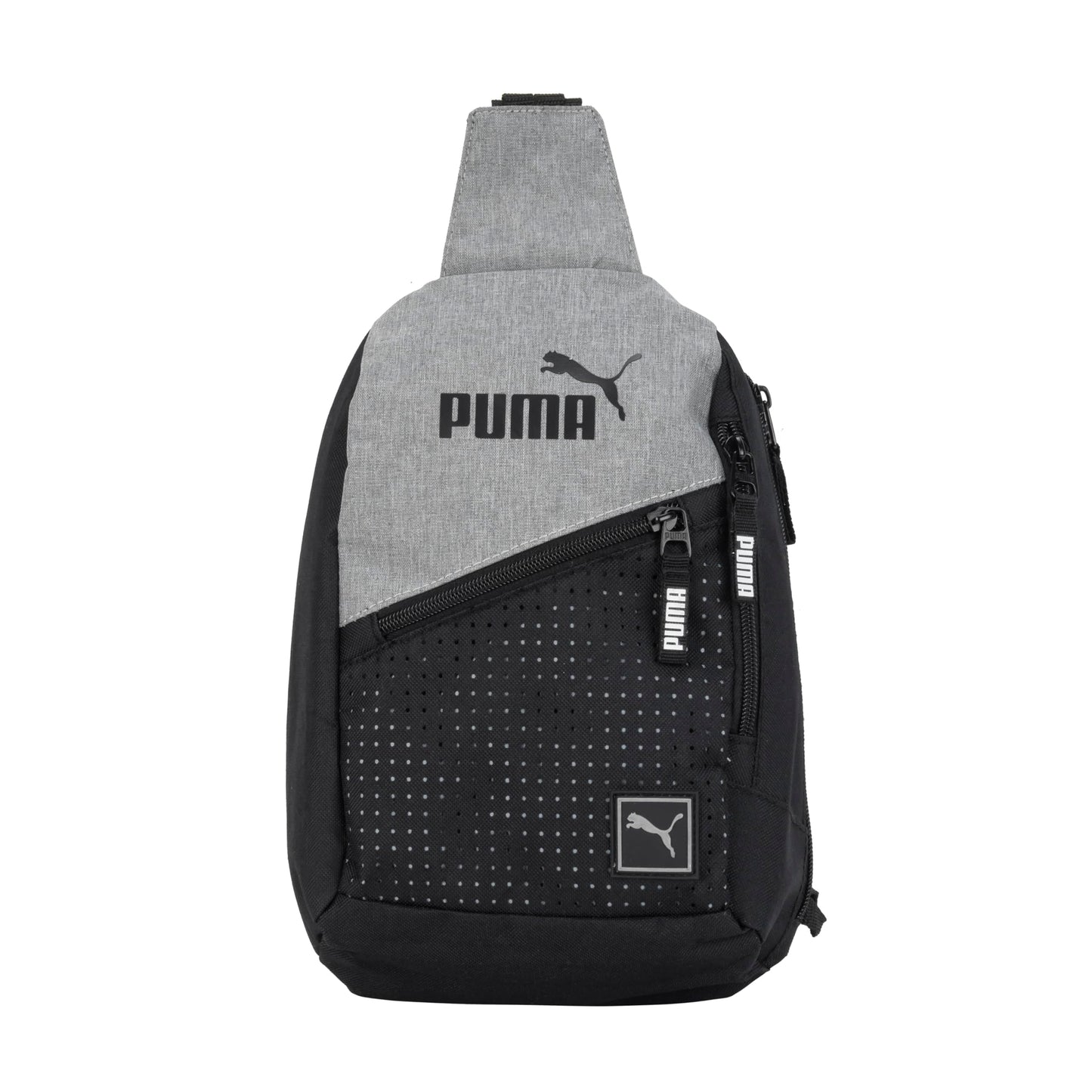 PUMA EVERCAT SIDEWALL SLING BACKPACK,Black/Silver,One Size