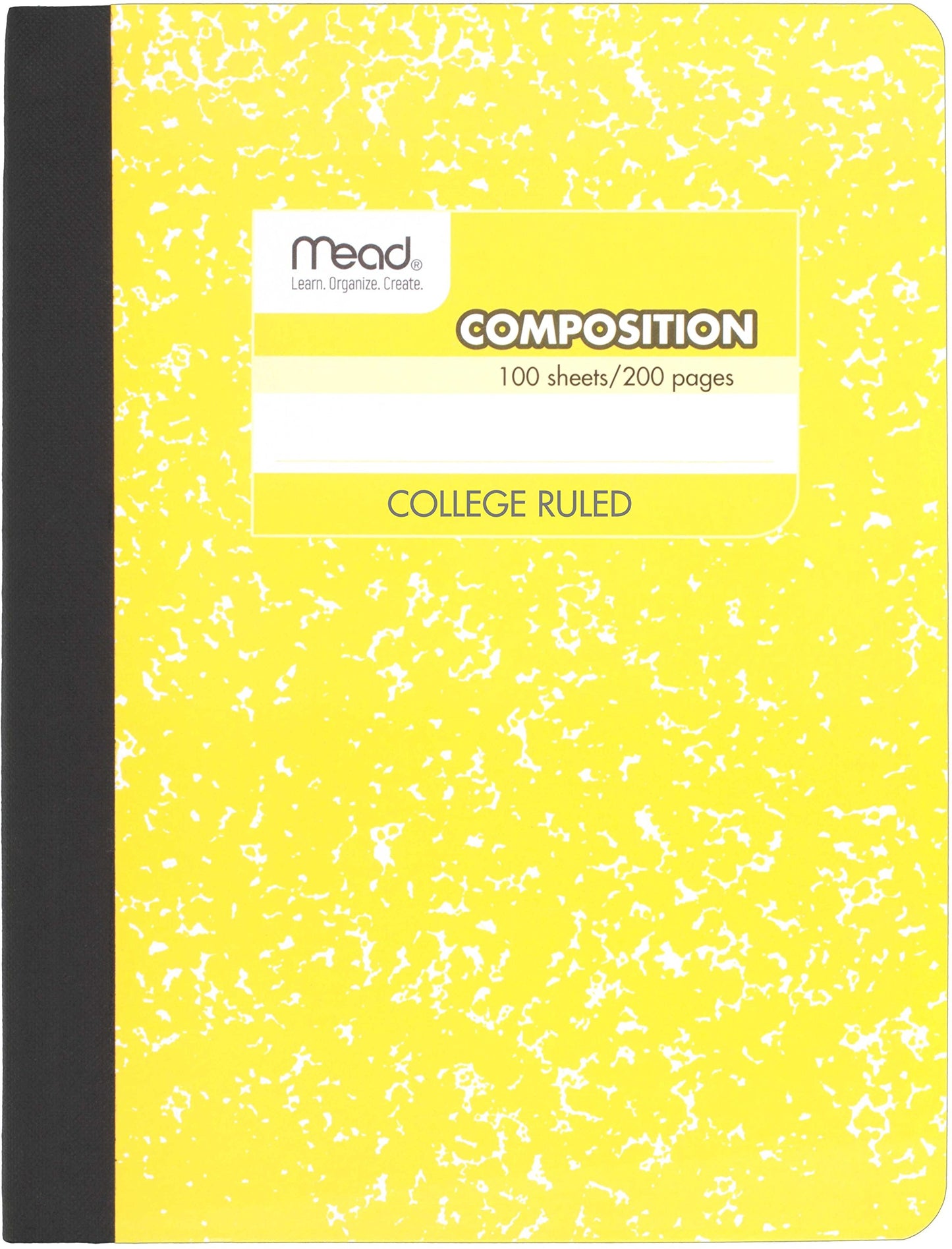 Mead Composition Book, 6 Pack of Cute Notebooks, College Ruled paper, Hard Cover 100 sheets (200 Pages) , Pastel Color Notebook,