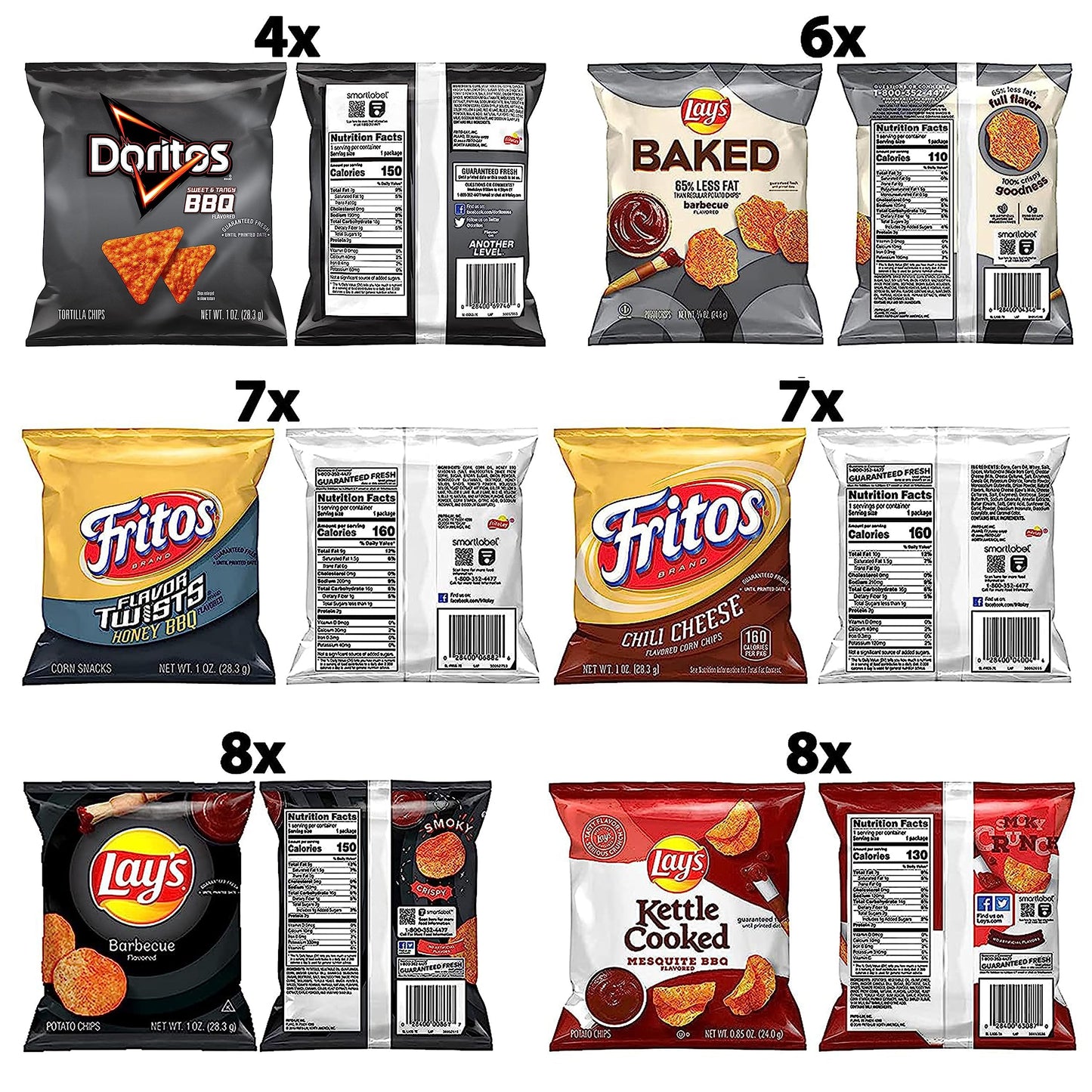 Frito Lay Fun Times Mix Variety Pack, (Pack of 40)