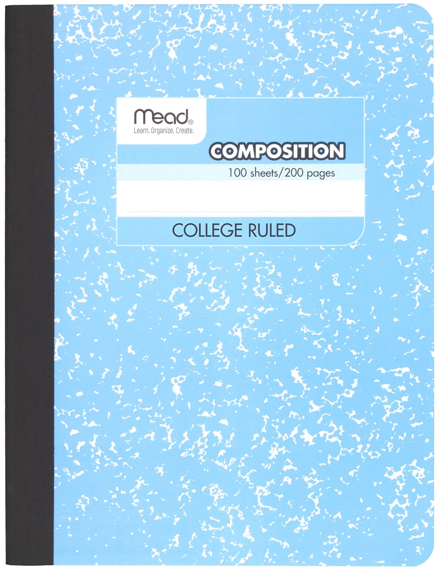 Mead Composition Book, 6 Pack of Cute Notebooks, College Ruled paper, Hard Cover 100 sheets (200 Pages) , Pastel Color Notebook,